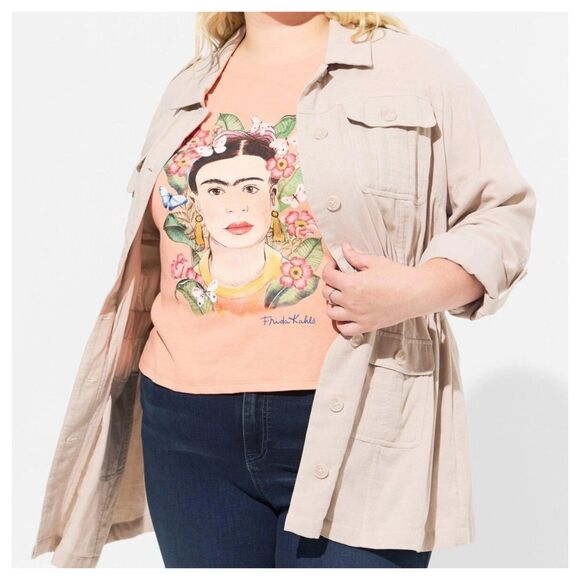 torrid Jackets & Blazers - Torrid Double Gauze Anorak Utility Jacket